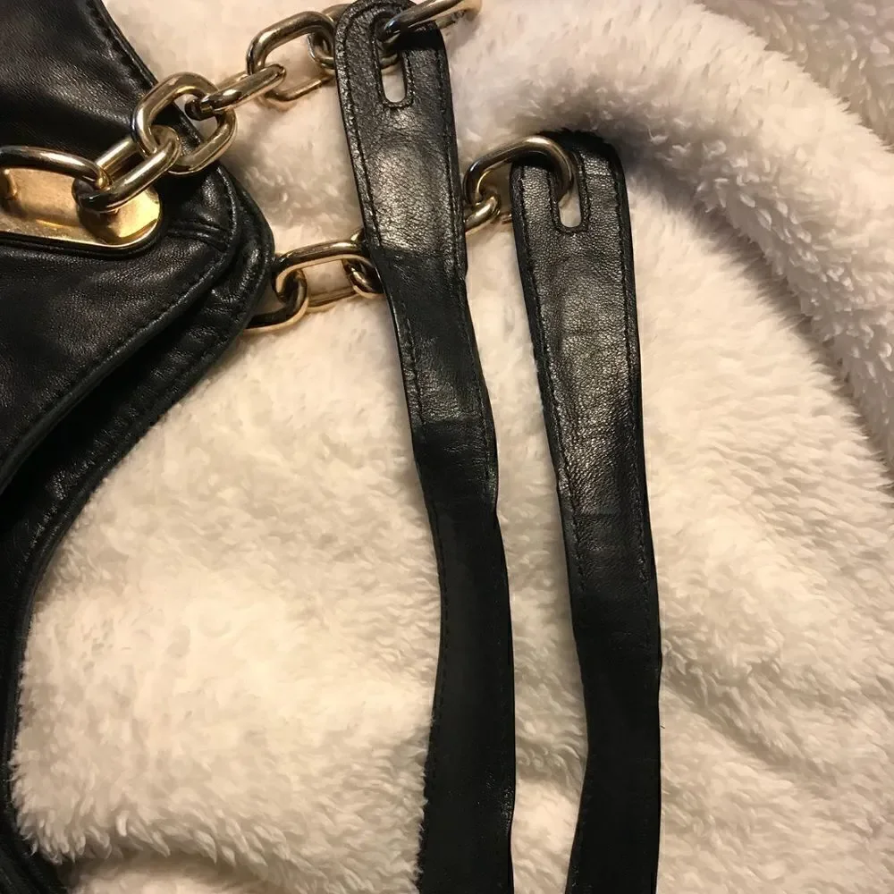 authentic michale kors(MK) leatee hobo bag